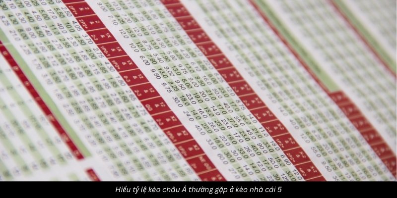 Kèo Nhà Cái 5 – Tối Ưu Lợi Nhuận Nhờ Kèo Châu Á Chính Xác 2 Hiểu tỷ lệ kèo châu Á thường gặp ở kèo nhà cái 5