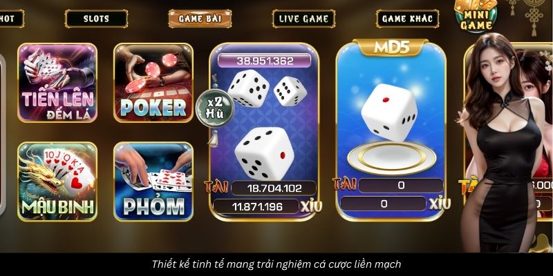 Nha Cai Uy Tin – Tỷ Lệ Trả Thưởng Hấp Dẫn Chỉ Có Ở Iwin68 2 Thiết kế tinh tế mang trải nghiệm cá cược liền mạch