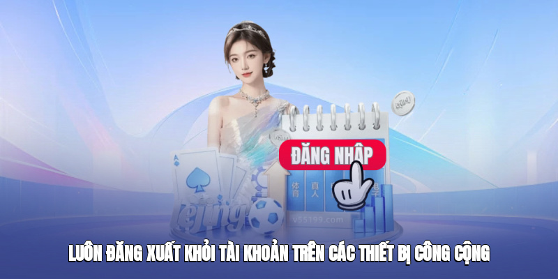 Luôn đăng xuất khỏi tài khoản trên các thiết bị công cộng